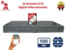 Evertech 32 Channel H.265 CCTV Security DVR 4TB HDD Surveillance Camera Recorder