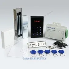 Remote Controlled RFID Door Access Control System +180kg Magnetic Lock+ Doorbell