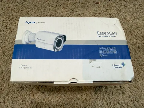 Tyco IES02-B10-BI04 Illustra Essentials Gen4 IR Bullet Camera 2.8mm 2MP White