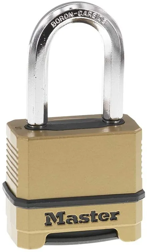 Master Lock Combination Lock, Heavy Duty Weatherproof Padlock, Resettable for Ou