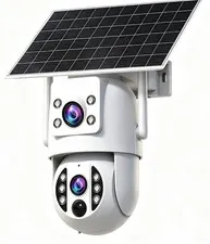 JOOAN 2K Dual Lens Solar Security Camera Wireless Outdoor