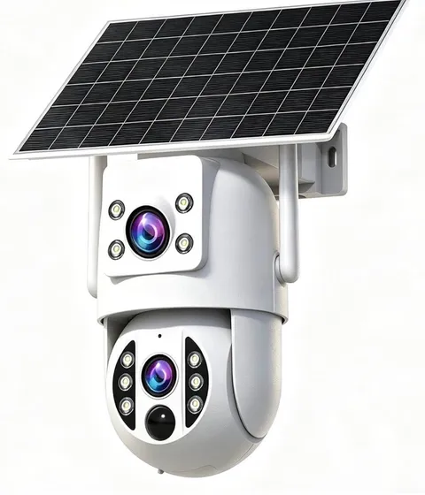 JOOAN 2K Dual Lens Solar Security Camera Wireless Outdoor