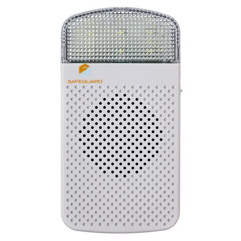 LRA-DCRXS-L Plug-in Loud Wireless Chime Receiver with Flashing Strobe & Volum...