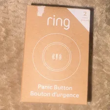 Ring Panic Button 2-Pack, Beige, Battery Powered Panic Type, Model Panic Button
