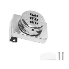 3Digit Combination Cabinet Lock Mechanical Password Lock for Drawer, Cabinet