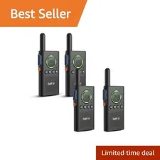 CallToU Black 4pk Wireless Intercom 3300FT