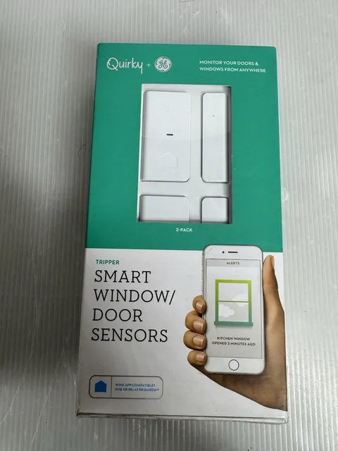 Wink Quirky GE Tripper Smart Window Door Sensors 2 Pack 