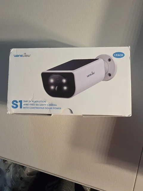 wansview camera outdoor Solar Powered Wire Free 2k Resolution