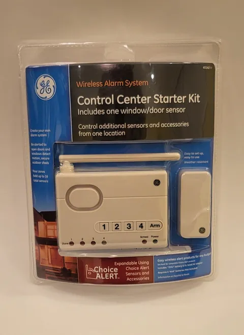 GE Wireless Alarm System Control Center Starter Kit  Choice Alert Security New