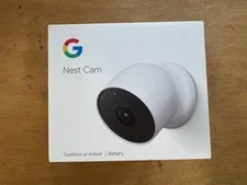 Google Nest Cam Outdoor Battery in Snow - Open Box