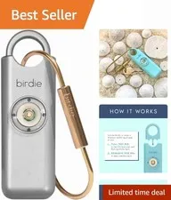 She’s Birdie–The  Personal Safety Alarm for Women by Women–Loud Siren, Strobe...
