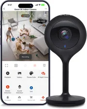 Look 2K 4MP Smart Indoor Security Camera – 1440P Ultra HD Wifi Pet & Baby Monito