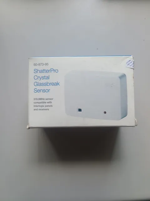Interlogix ShatterPro Wireless Crystal Glassbreak Sensor - White (NX-488)
