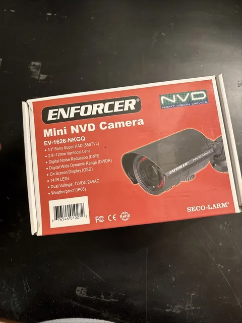 Seco-Larm EV-1626-NKGQ ENFORCER Infrared Day Night Camera 550TVL 2.8mm Lens 12v