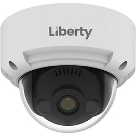 Liberty AI 4MP IP  4mm, True WDR, 100’ IR, PoE Outdoor Dome Camera-#L3IP4DS4