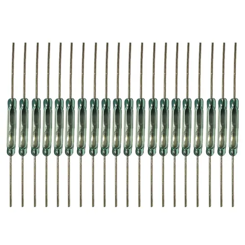 20pc Normally Open Magnetic Induction Reed Switches N O Reed Contact Transparent