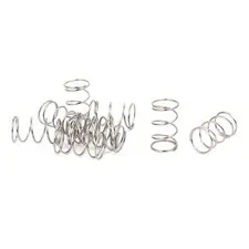 0.4Mmx6mmx10mm stainless steel 304 compression springs silver 10pcs