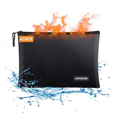 Fireproof Document Bags,14.2”x 10.0”Waterproof Fireproof