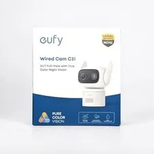 Anker Eufy C31 Wired Security Camera 360° Full HD 2MP IP66 Indoor Outdoor White