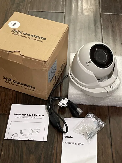 AED 1080P TVI AHD CVI Analog 1/2.7 CMOS Sensor 2.1MP 4 in 1 IR Dome Camera Varif