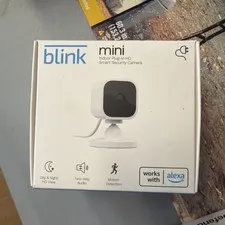 Blink Mini Indoor Plug-In Live HD Smart Security Camera (New in Box)
