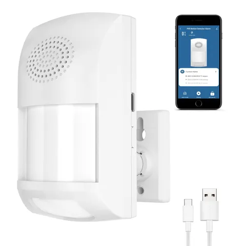 Smart Motion Sensor, WiFi Wireless Security Alarm, Home Security PIR Motion D...