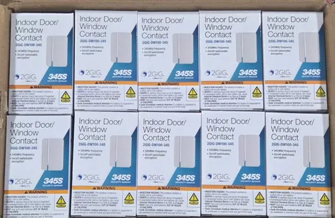 2GIG DW100-345 Wireless Door / Window Contact Sensor lot of 20