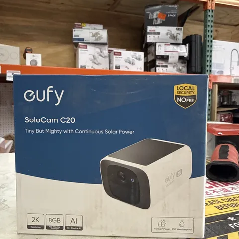 Eufy SoloCam C20 2K Solar Security Camera Wireless Outdoor AI NEW SEALED