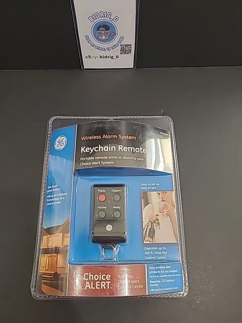 Wireless Alarm System Keychain Remote Home House GE Choice Alert Alarm New 45144