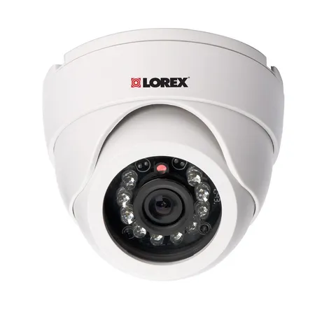 LOREX LDC6011Pack2B Vandal Resistant CCd Dome Security Cameras, 2 Pack Black