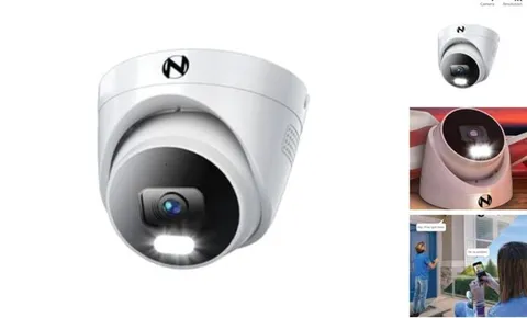  Add On Wired IP 4K HD Indoor/Outdoor Deterrence Dome Camera with Dome -1 Pack