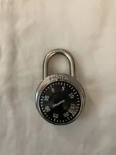 Master Lock Single Dial 3 Digit Combination Padlock