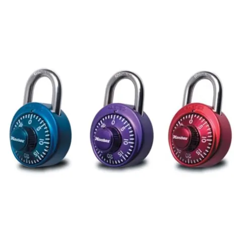 Master Lock 1530DCM Assorted Metal Combination Dial Padlock 1-7/8in.