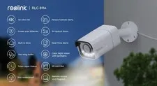 Reolink 811A 4K 8MP POE Security Cameras Zoom Detection Two Way Audio Spotlight
