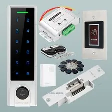 HOMSECUR Apartment Gate Door Access Control Lock Set With Doorbell APP Unlock