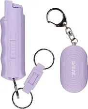 Personal Safety Kit with Pepper Spray and 2-in-1 Personal Alarm with LED Light