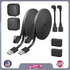 30ft Power Cable for Blink Outdoor 4, 3rd Gen, XT, XT2 Weatherproof 2 Pack