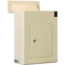 Protex Wall Depository Drop Box WDC-160 with Adjustable Chute - 12""W x 6""D x