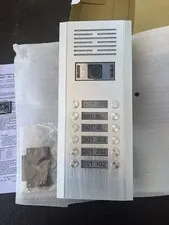 1-VINTAGE-NEW in BOX DIRECTLY PRESSED VIDEO DOOR PHONE MULTI USERS SYSTEM PANEL