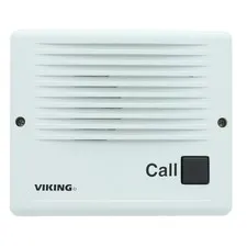 Viking W-2000A Weather Resistant Door Speaker Intercom Entry Unit, White