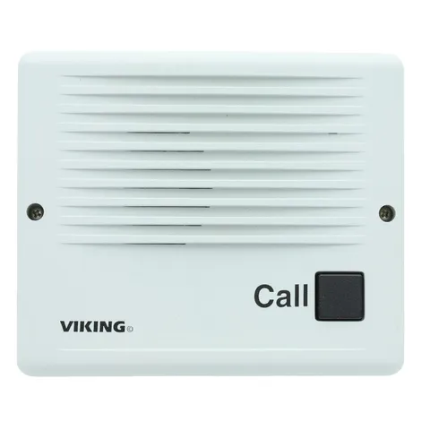 Viking W-2000A Weather Resistant Door Speaker Intercom Entry Unit, White