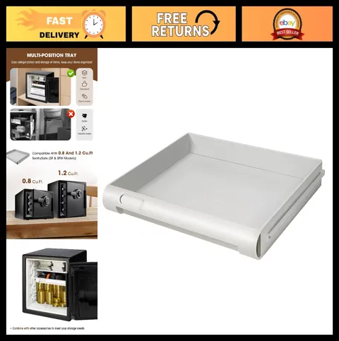 Fireproof Safe Tray Insert for SentrySafe SFW082/SFW123 - Organize Your Valuable