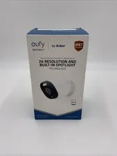 Eufy Outdoor Cam Pro Wired 2K Spotlight Camera - White (T8441Z21-4)