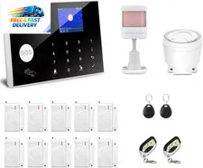 Wifi and 3/4G GSM Home Burglar Security Alarm System Auto Dial with Smart Life a