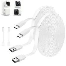25FT USB C Extension Cable for CCTV Camera,Wyze Duo Cam Pan Indoor/Outdoor,Wyze