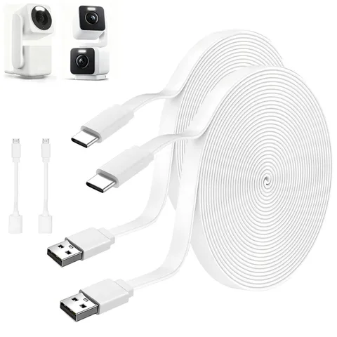 25FT USB C Extension Cable for CCTV Camera,Wyze Duo Cam Pan Indoor/Outdoor,Wyze