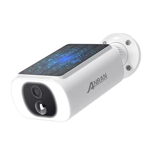 ANRAN Solar Power Wireless Security Camera Outdoor WiFi6 Home Color Night Vision