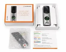 Alarm.com ADC-VDB105 Slim Line Doorbell Camera - Satin Nickel Openbox