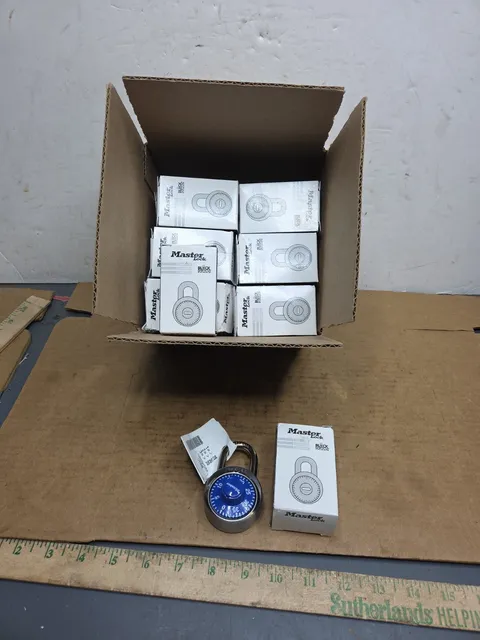 Qty : 20 NEW Master Lock Combination Locks Blue  483N13 1525blu 