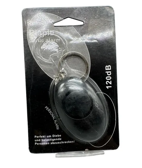 Plapie Personal Alarm 120dB Dual Siren Design Keychain With Batteries